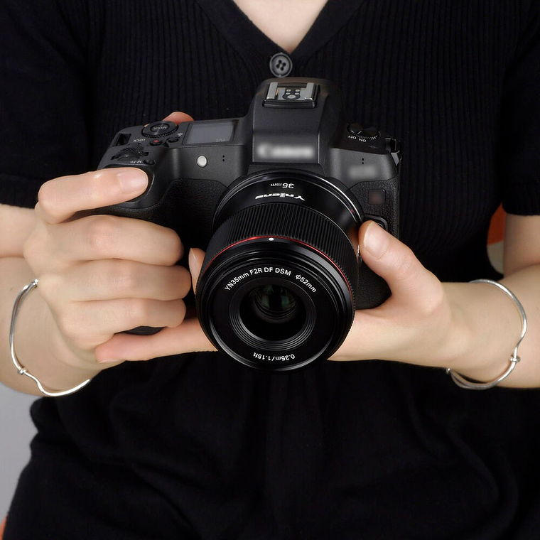 Yongnuo YN35mm F2R DF DSM Lente Montura R Para Canon 18