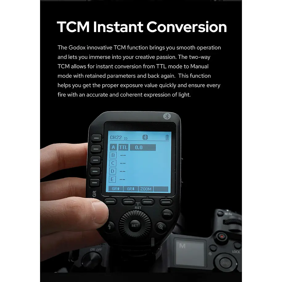 Godox XproIIC  Trigger TTL, HSS, Bluetooth Para Canon 8