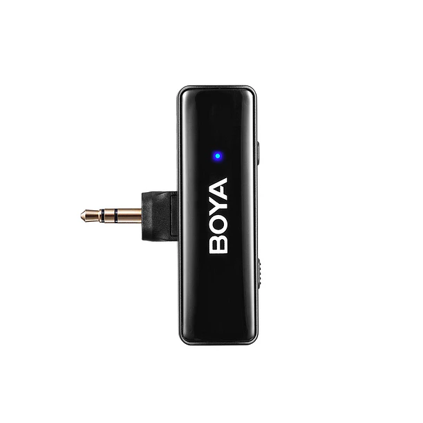 BOYA BOYALINK Sistema de micrófono inalámbrico doble con diseño todo-en-uno 3