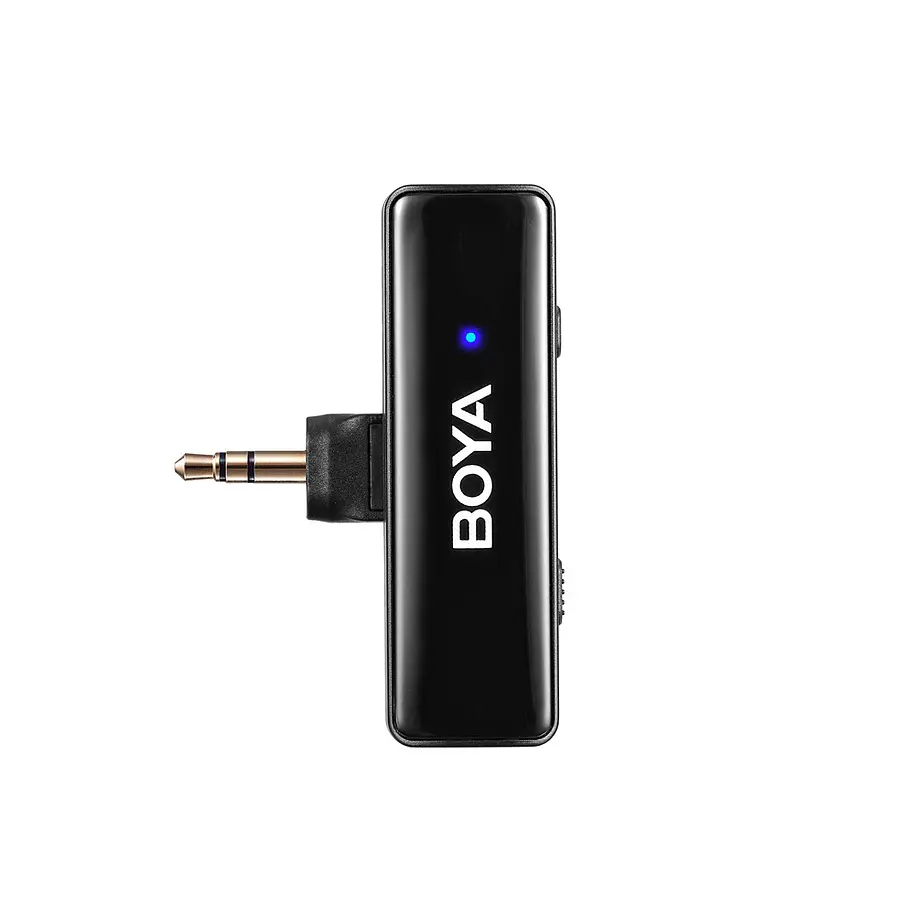 BOYA BOYALINK Sistema de micrófono inalámbrico doble con diseño todo-en-uno 3