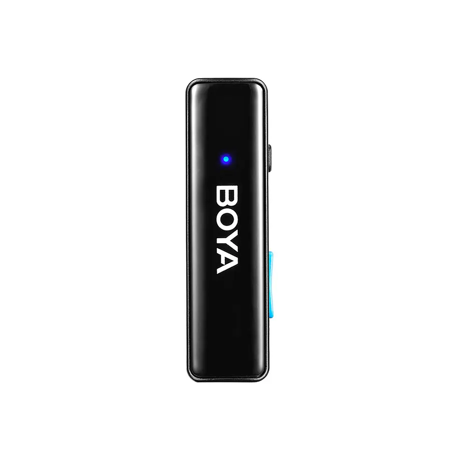 BOYA BOYALINK Sistema de micrófono inalámbrico doble con diseño todo-en-uno 4