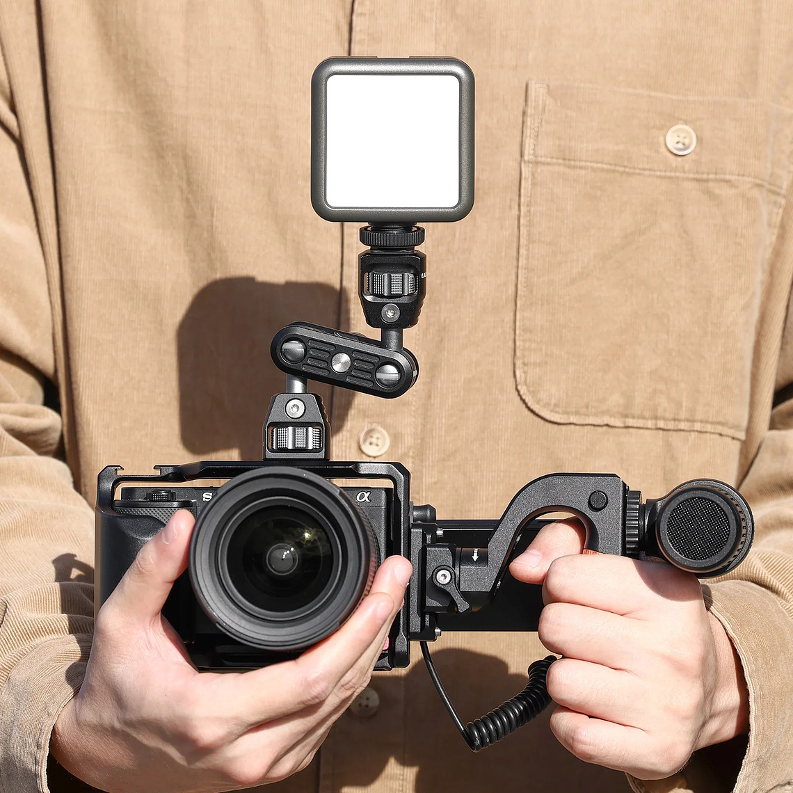 Ulanzi Woodpecker Empuñadura Con Galleta Desmontable 4