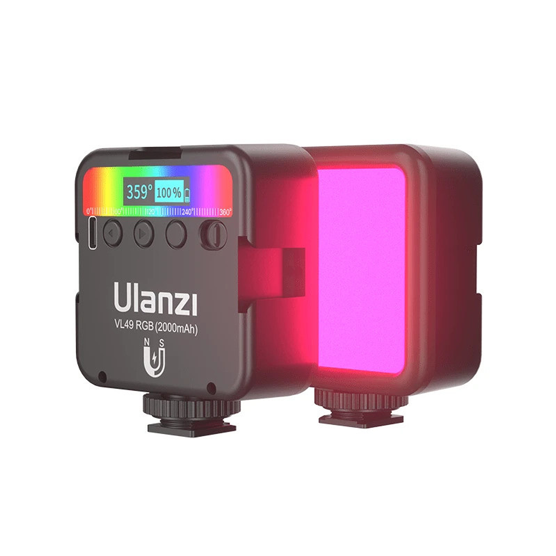 Ulanzi VL49 RGB Lámpara Led Múltiples Colores, Con Imán 15