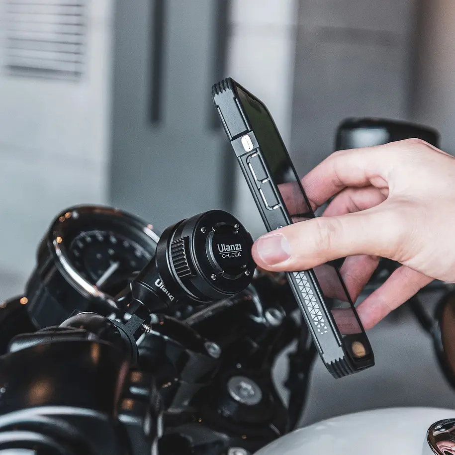 Ulanzi O-LOCK Montura de Teléfono Para Motos (Requiere Accesorio Para Funcionar) 5