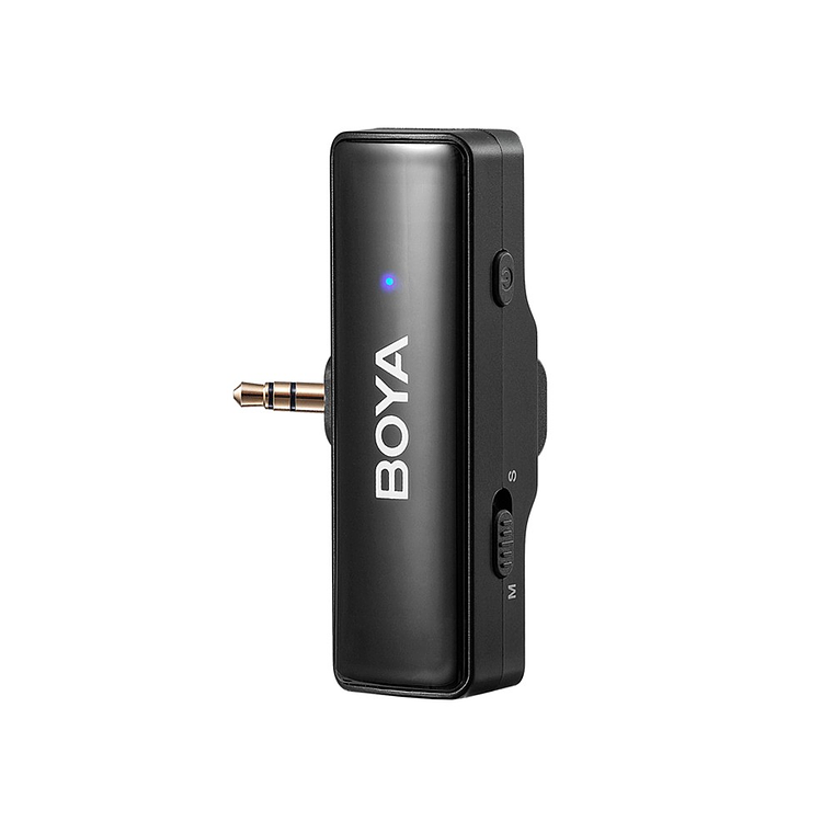BOYA BOYALINK Sistema de micrófono inalámbrico doble con diseño todo-en-uno 6