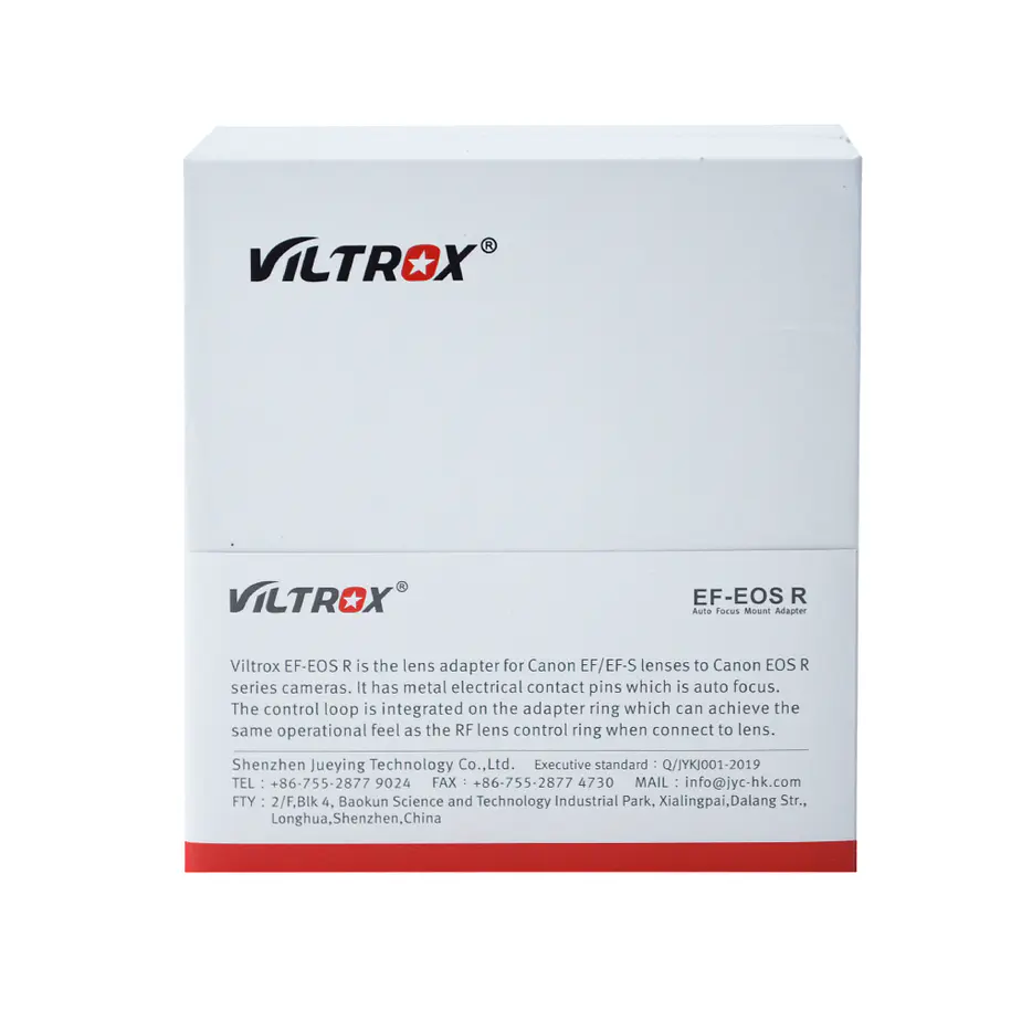 Viltrox Viltrox EF-EOS R Adaptador para lentes de montura EF o EF-S de Canon a cámara de montura RF de Canon 6