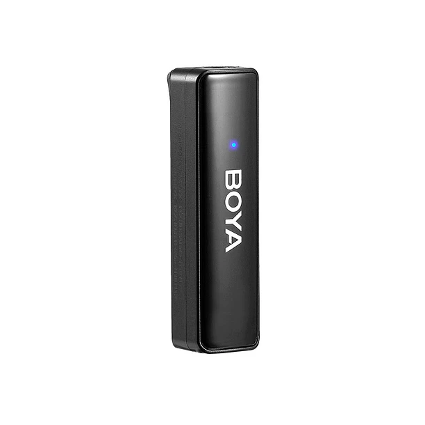 BOYA BOYALINK Sistema de micrófono inalámbrico doble con diseño todo-en-uno 8