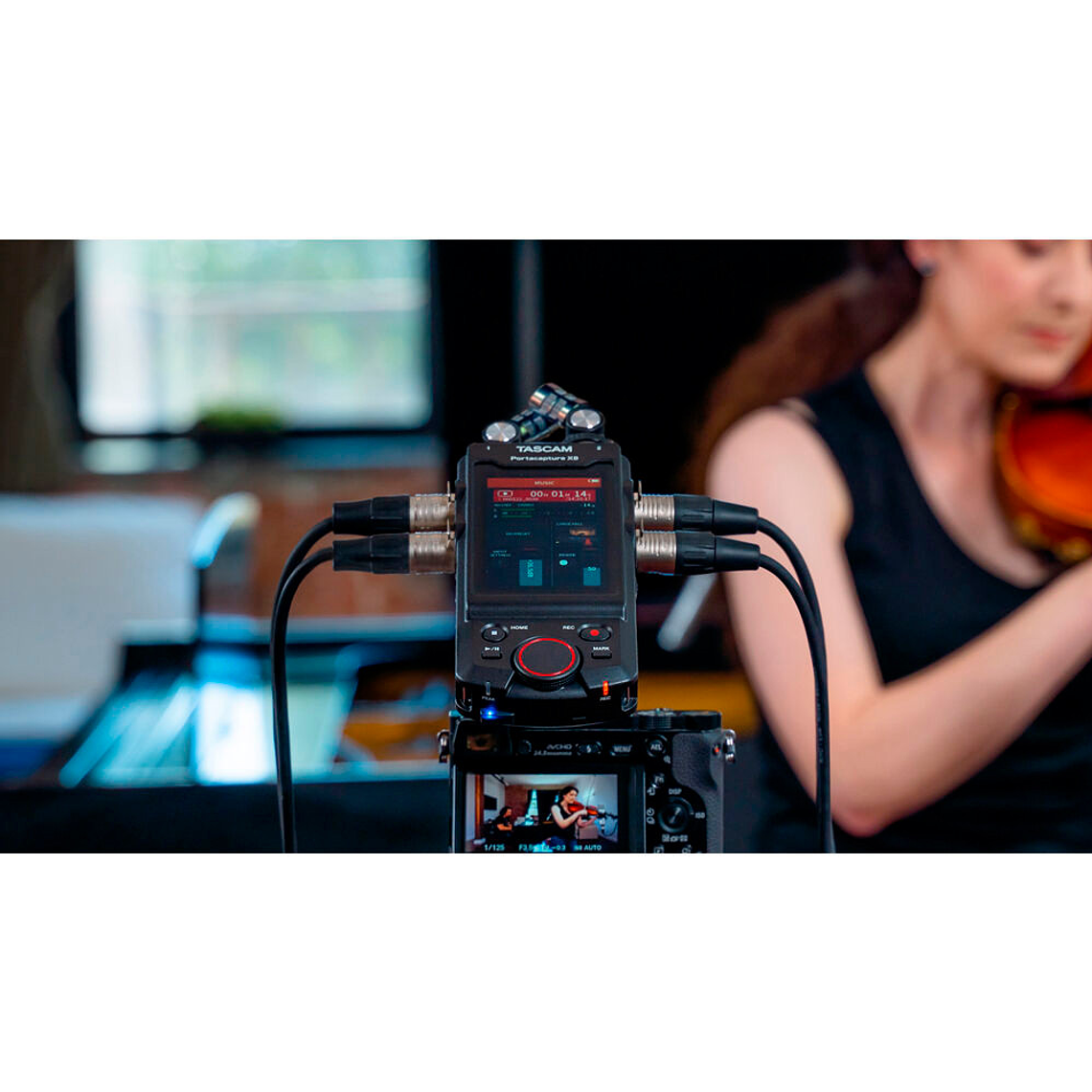 Tascam Portacapture X8 Grabadora multipista adaptable de mano de 6 entradas / 8 pistas 14