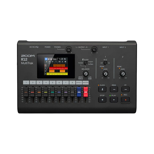 Zoom R12 Grabadora Multipistas y Controlador, 2 Entradas / 8 Pistas 3