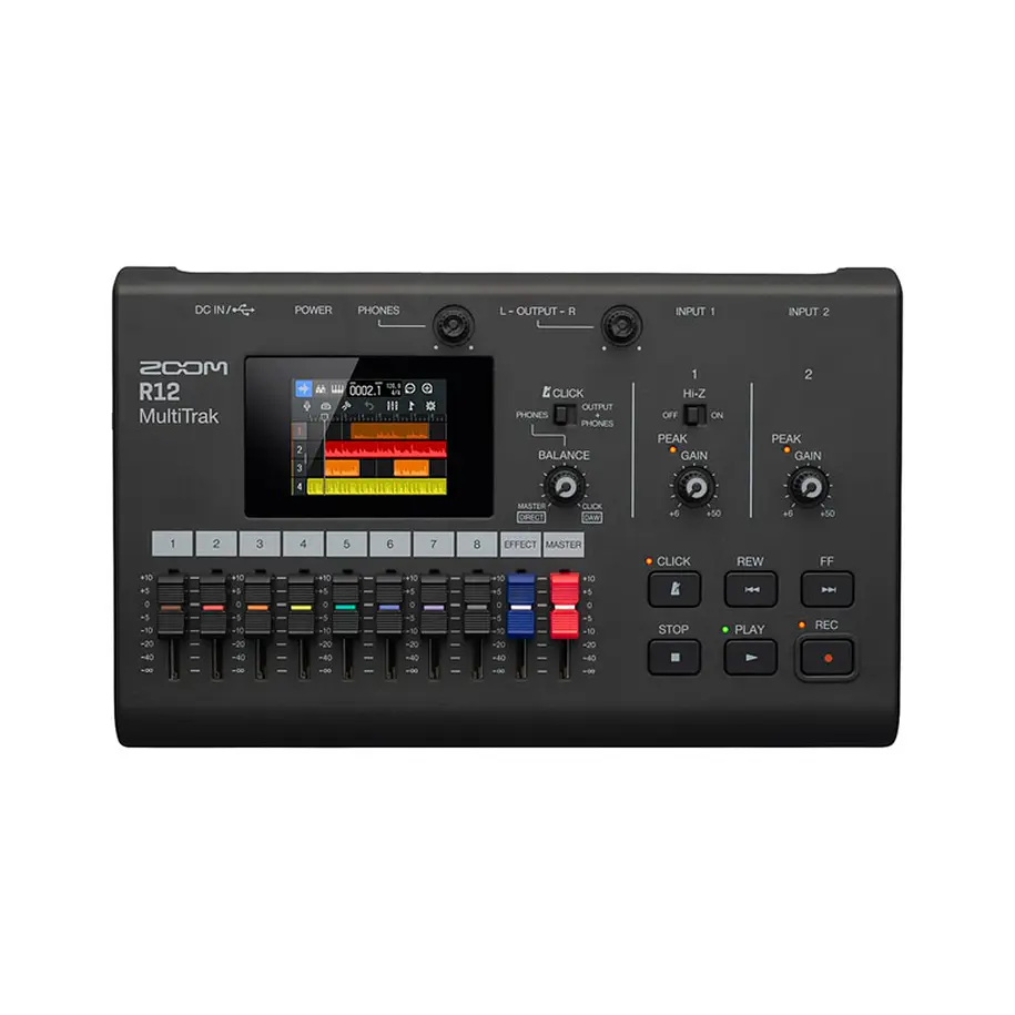 Zoom R12 Grabadora Multipistas y Controlador, 2 Entradas / 8 Pistas 3