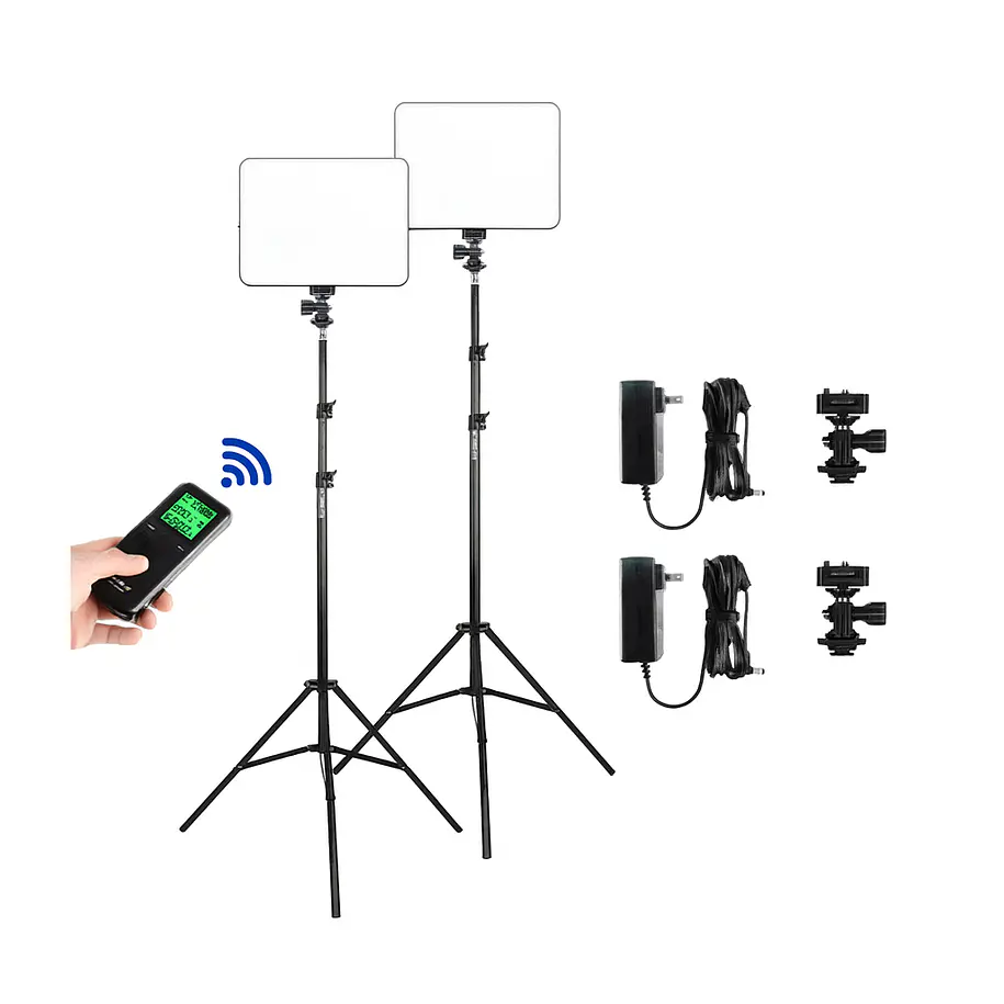 Viltrox Kit 2 Luces LED VL-200T 30W Dimmable 1