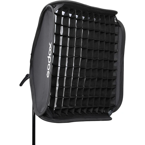 Godox Softbox 60x60 Con Grid+ Adaptador Bowens  Para Flash Cabeza Rectangular y Redonda 1
