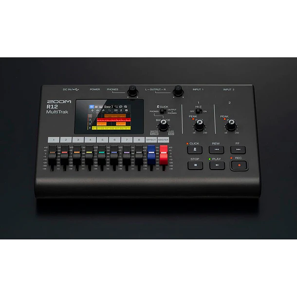 Zoom R12 Grabadora Multipistas y Controlador, 2 Entradas / 8 Pistas 7