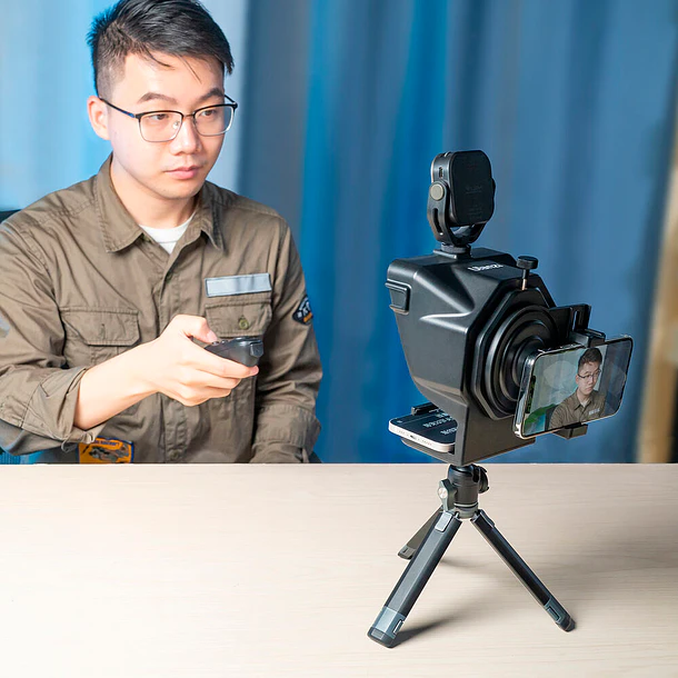 Ulanzi PT-15 Teleprompter Para Cámaras, Teléfonos y Accesorios 29