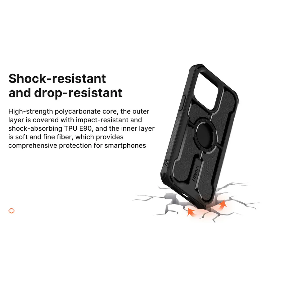 Ulanzi O-LOCK Carcasa Para iPhone 14 Pro Con Sistema de Montura O-Lock 9