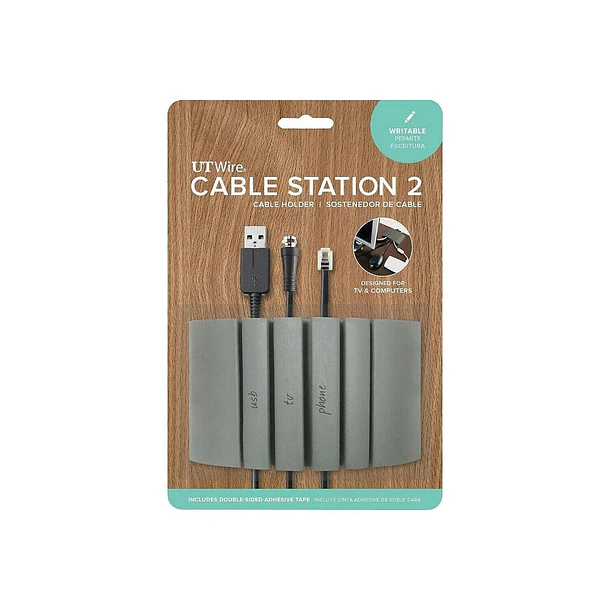 UT Wire UTW-CS04-GY Organizador Para Cables 1