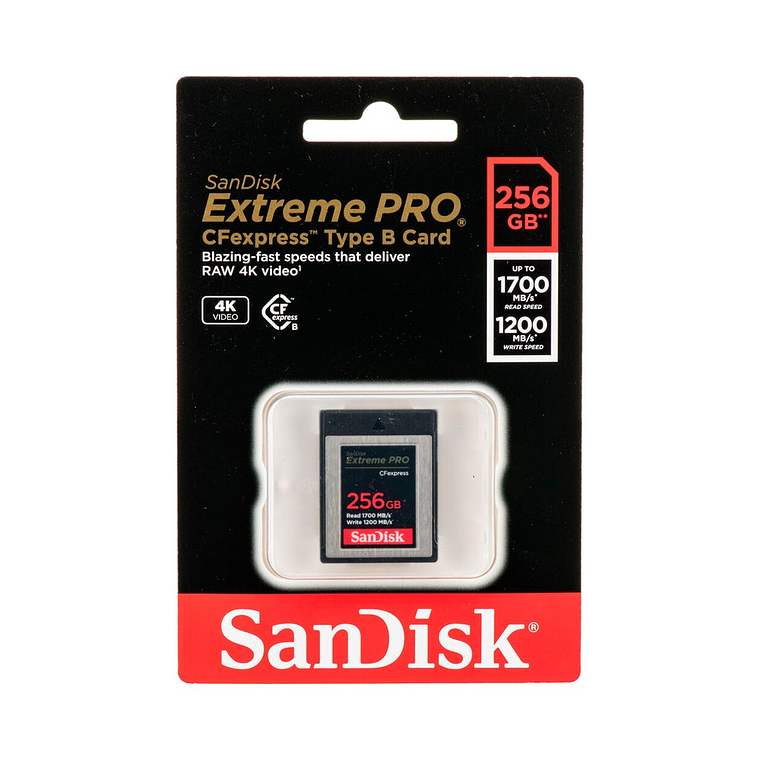 SanDisk Tarjeta Extreme Pro® CFexpress® Card Type B 256GB 2
