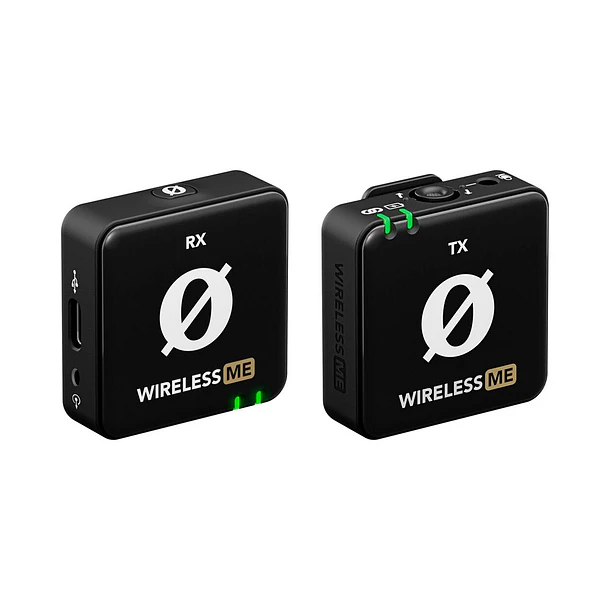 RODE Wireless ME Sistema de micrófono inalámbrico digital compacto (2,4 GHz, negro) 1