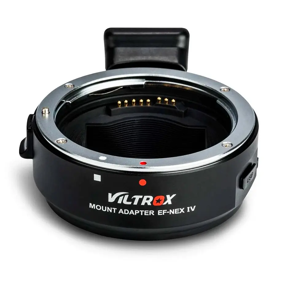 Viltrox EF-NEX IV  Adaptador para lentes de montura EF de Canon para cuerpo montura E de Sony 8