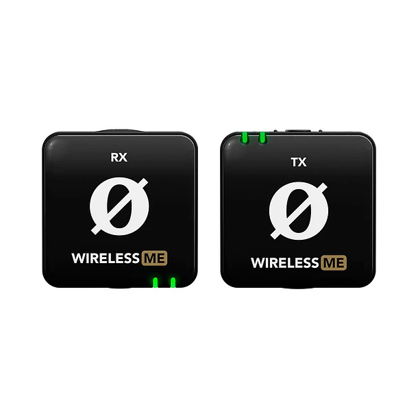 RODE Wireless ME Sistema de micrófono inalámbrico digital compacto (2,4 GHz, negro) 2