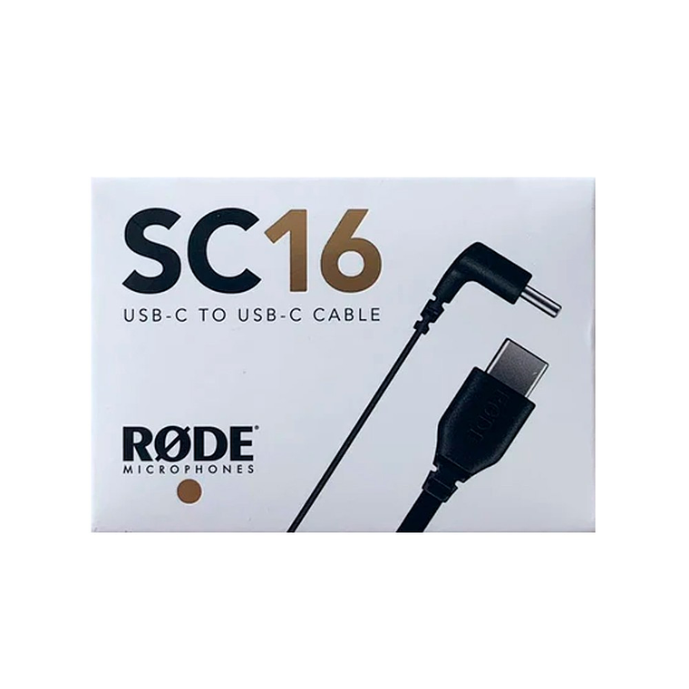 Rode SC16 cable recto USB tipo C a USB tipo C en ángulo recto 4