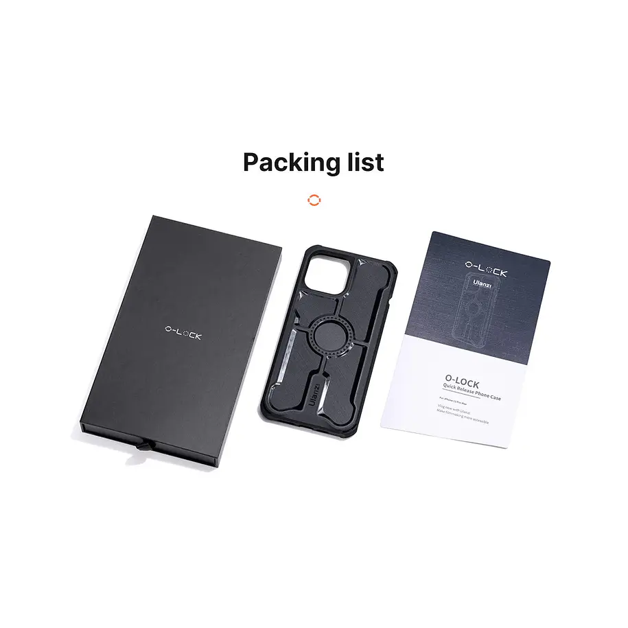 Ulanzi O-LOCK Carcasa Para iPhone 14 Pro Con Sistema de Montura O-Lock 12