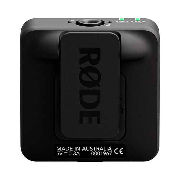 RODE Wireless ME Sistema de micrófono inalámbrico digital compacto (2,4 GHz, negro) 5