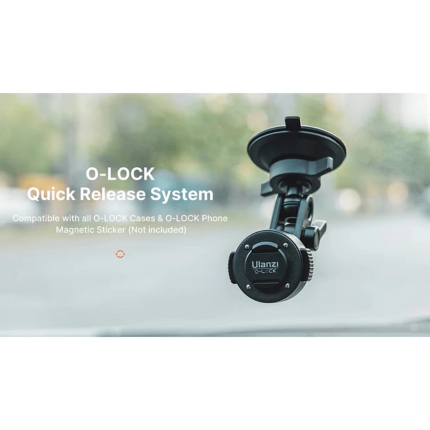 Ulanzi O-LOCK Soporte Para Vidrios Con Brazo Articulado (Requiere Accesorio Para Funcionar) 5
