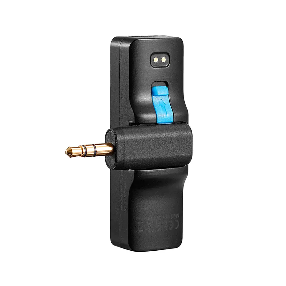 BOYA BOYALINK Sistema de micrófono inalámbrico doble con diseño todo-en-uno 12