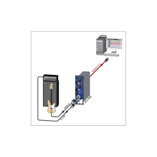 Radial JDV Pre - Preamplificador de instrumento (sin empaque) 2