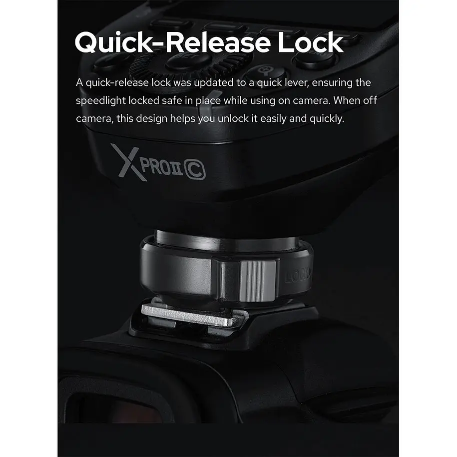 Godox XproIIF  Trigger TTL, HSS, Bluetooth Para Fujifilm 12