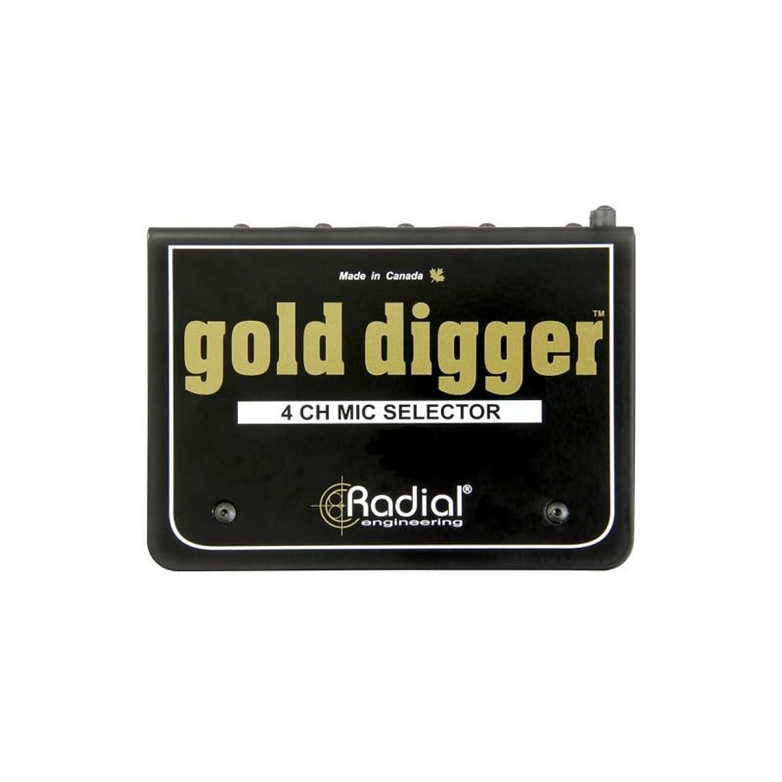 Radial Gold Digger - Selector de micrófono de 4 canales 1