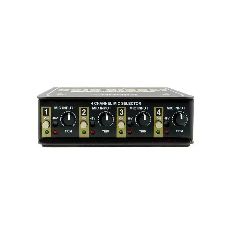 Radial Gold Digger - Selector de micrófono de 4 canales 2