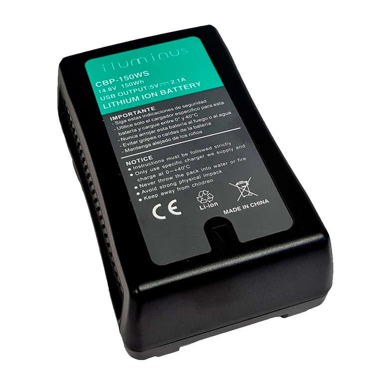 Iluminus Batería V-mount IL-CBP-150W - Células Samsung 1