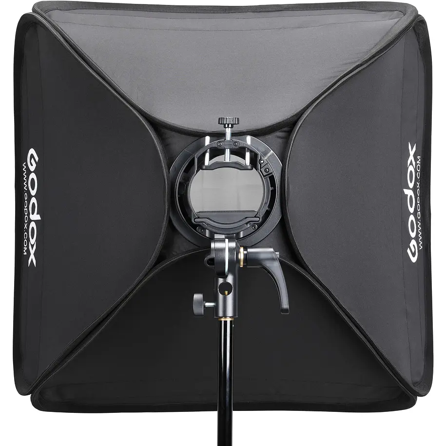 Godox Softbox 60x60 Con Grid+ Adaptador Bowens  Para Flash Cabeza Rectangular y Redonda 9