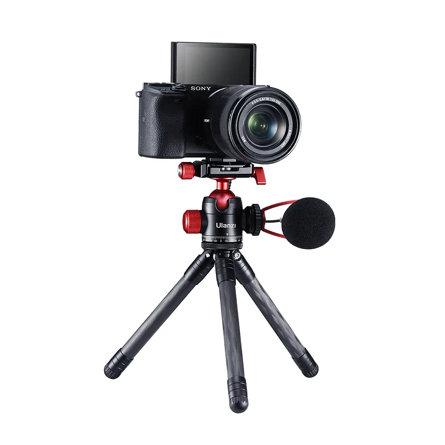 Ulanzi U-70 Cabezal de bola Profesional con soporte de accesorios 3