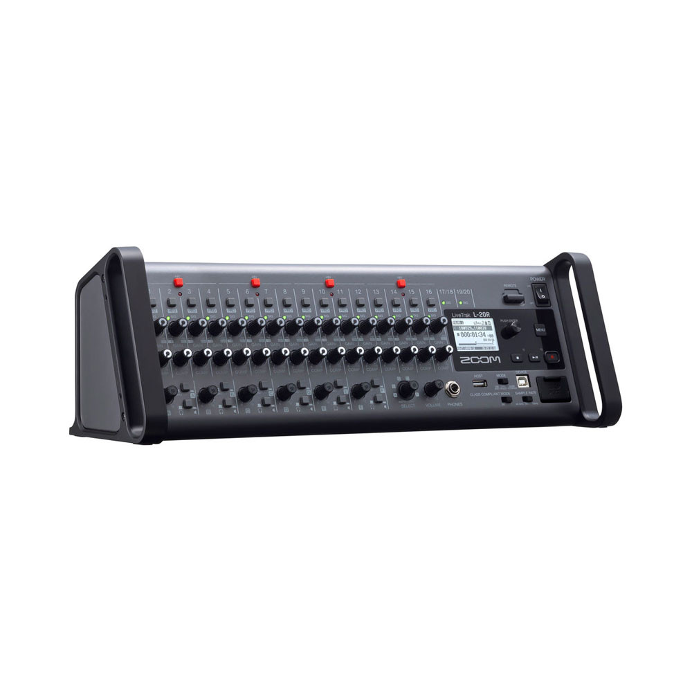 Zoom L-20R Consola Rackeable Mezclador y Grabadora de Audio