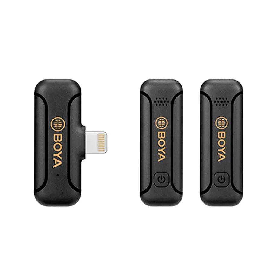 Boya BY-WM3T2-D2 Micrófono Inalámbrico Lightning Doble 50 metros 1