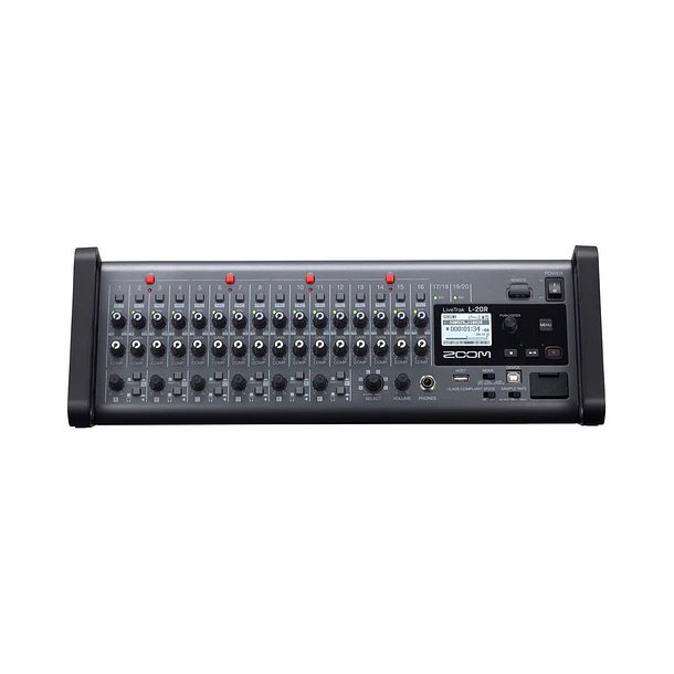Zoom L-20R Consola Rackeable Mezclador y Grabadora de Audio 2