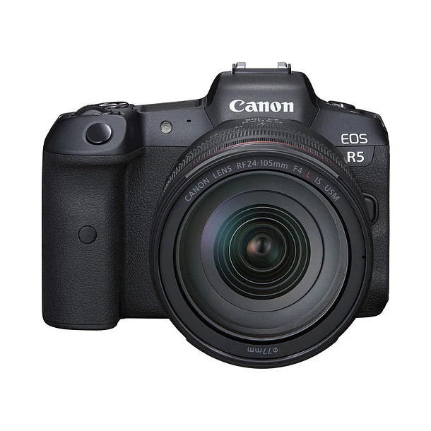Canon EOS R5 con lente de 24-105 mm f / 4L Cámara digital sin espejo 1