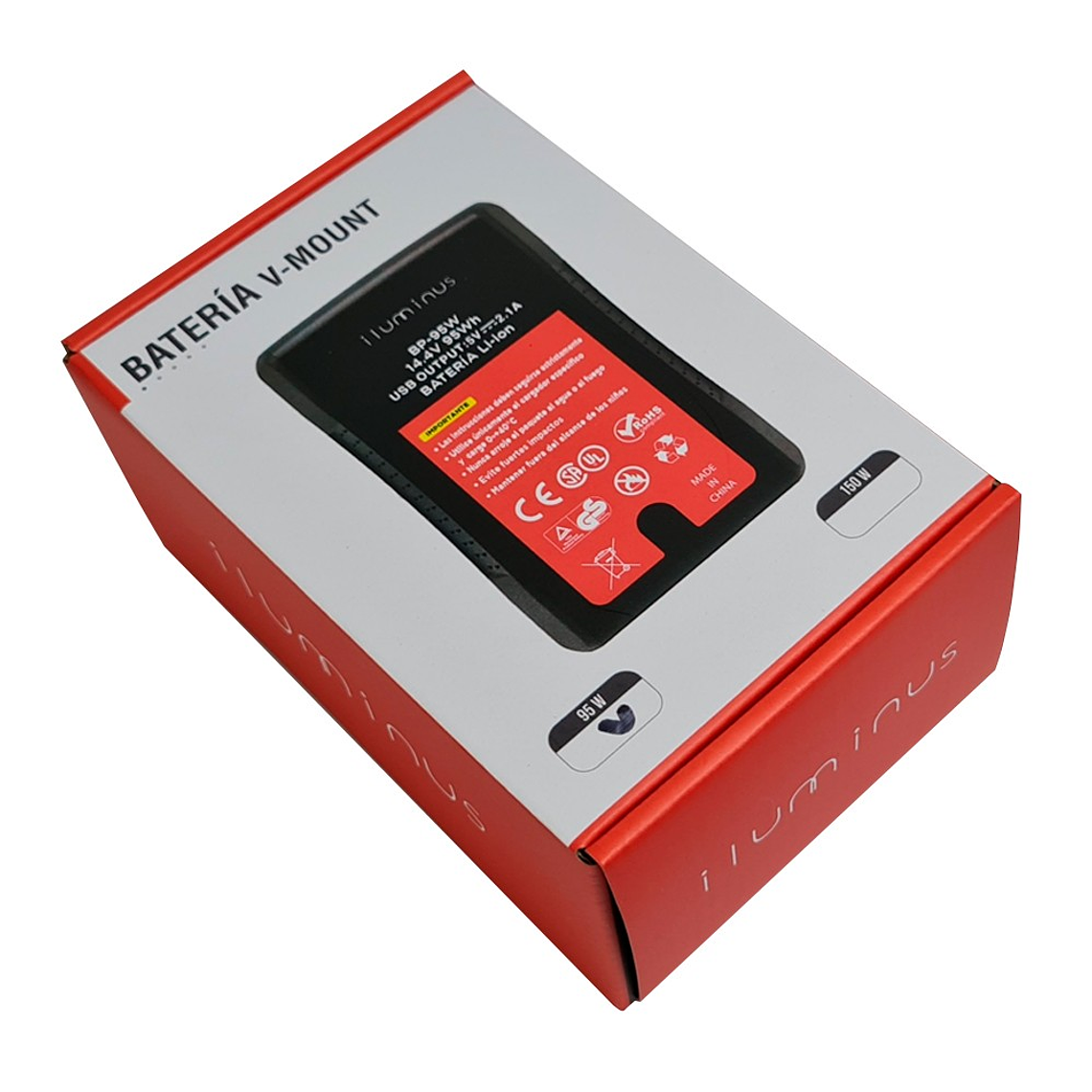 Iluminus Batería V-mount IL-CBP-95W - Células Samsung 6