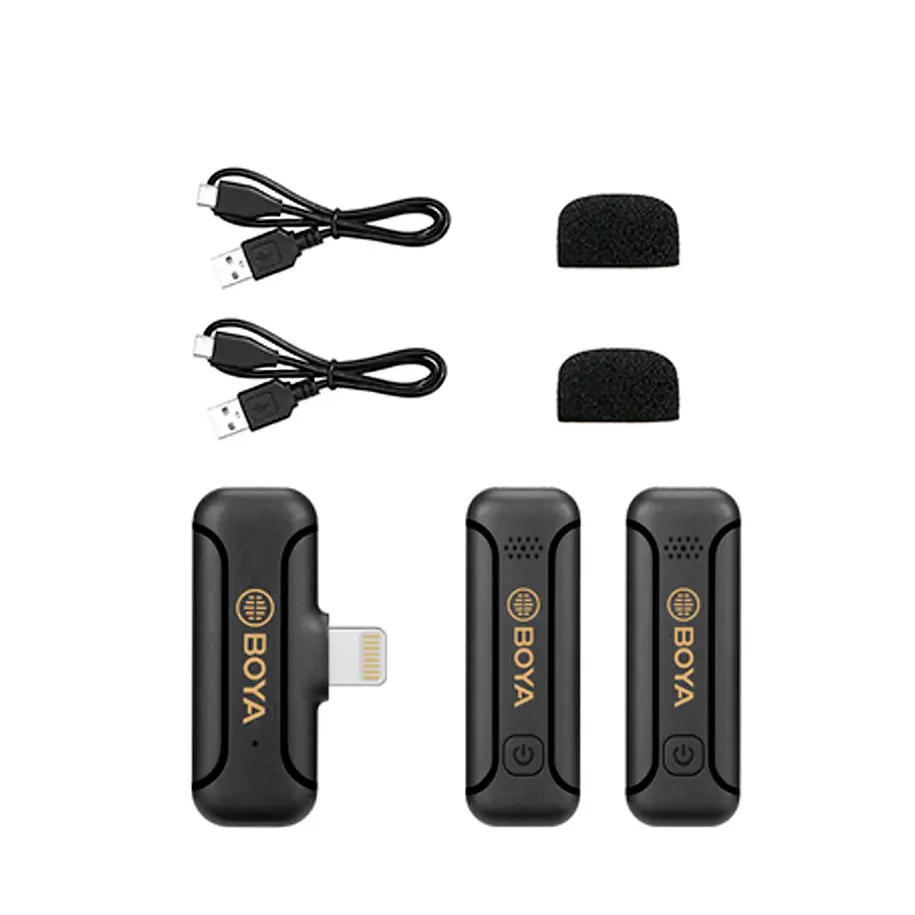 Boya BY-WM3T2-D2 Micrófono Inalámbrico Lightning Doble 50 metros 2