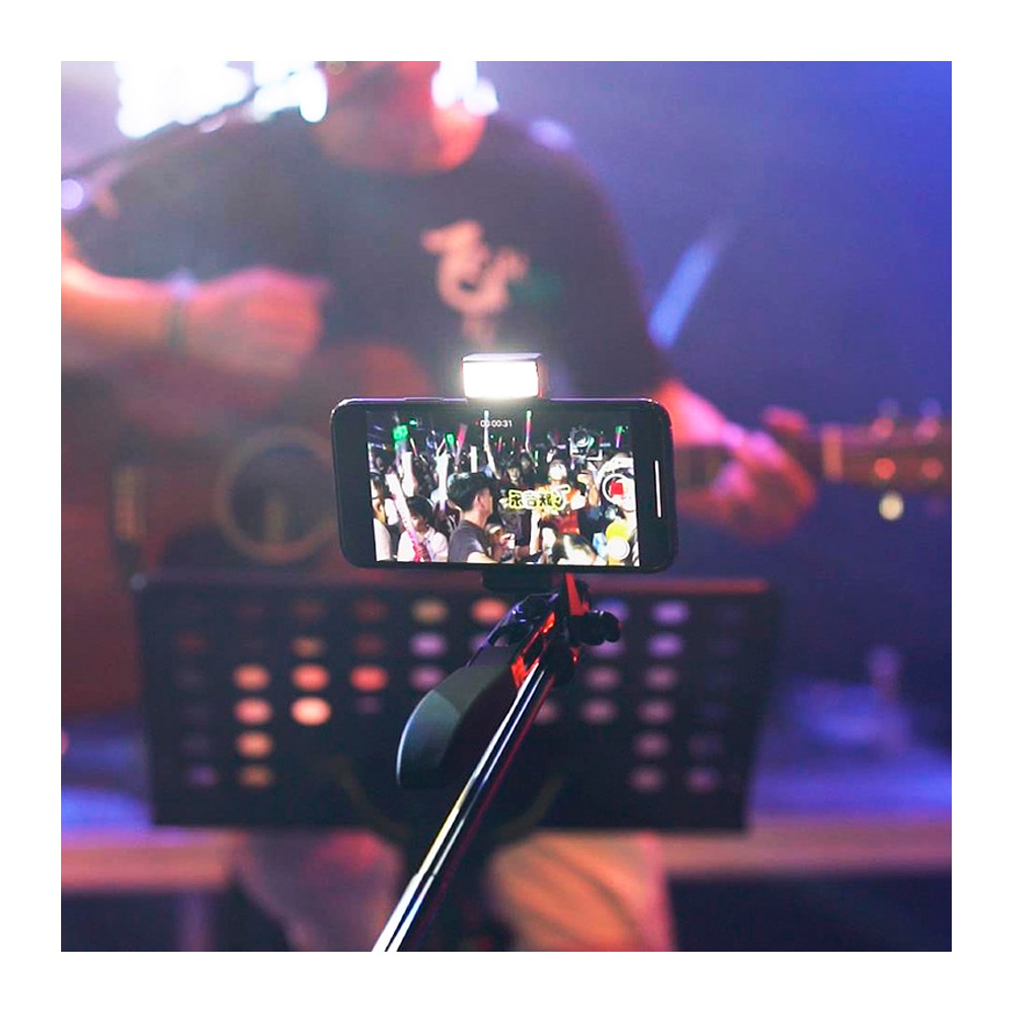 Ulanzi MT-53 Mini Trípode Con Barra Selfie y Bluetooth 9