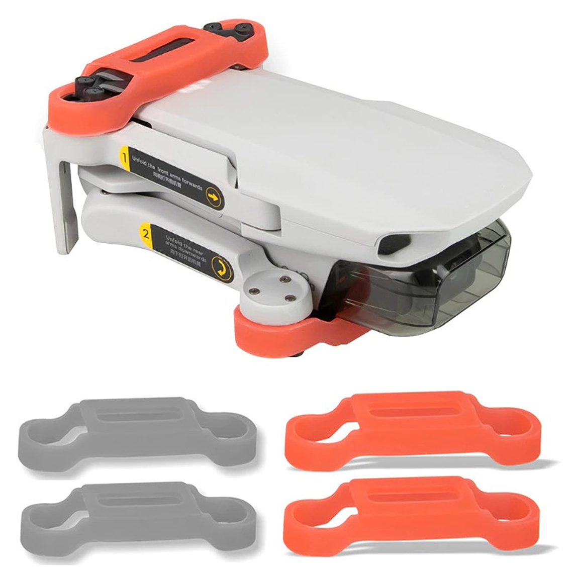Zntch Protector Para Hélices de Dron DJI Mini2 y Mini SE (Gris) 3