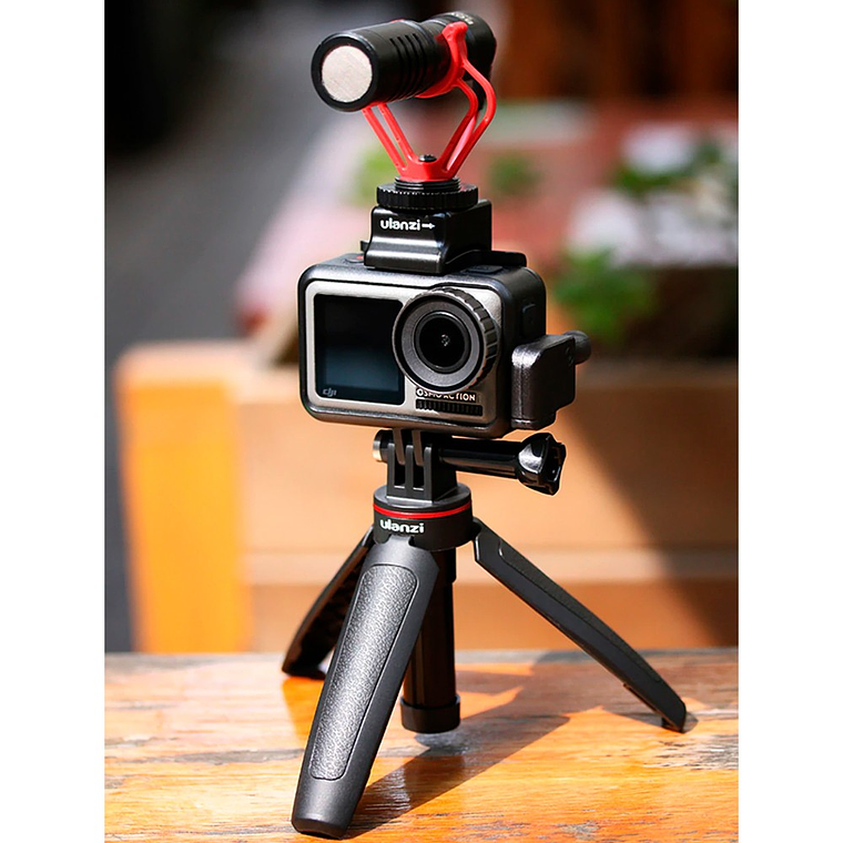 Ulanzi Go-Quick II Mini Trípode / Barra Selfie Para Cámaras Deportivas Con Galleta Magnética Desmontable 7