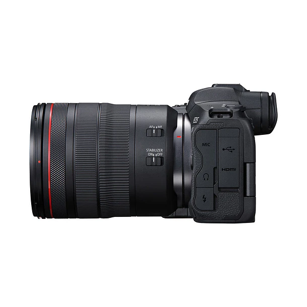 Canon EOS R5 con lente de 24-105 mm f / 4L Cámara digital sin espejo 4