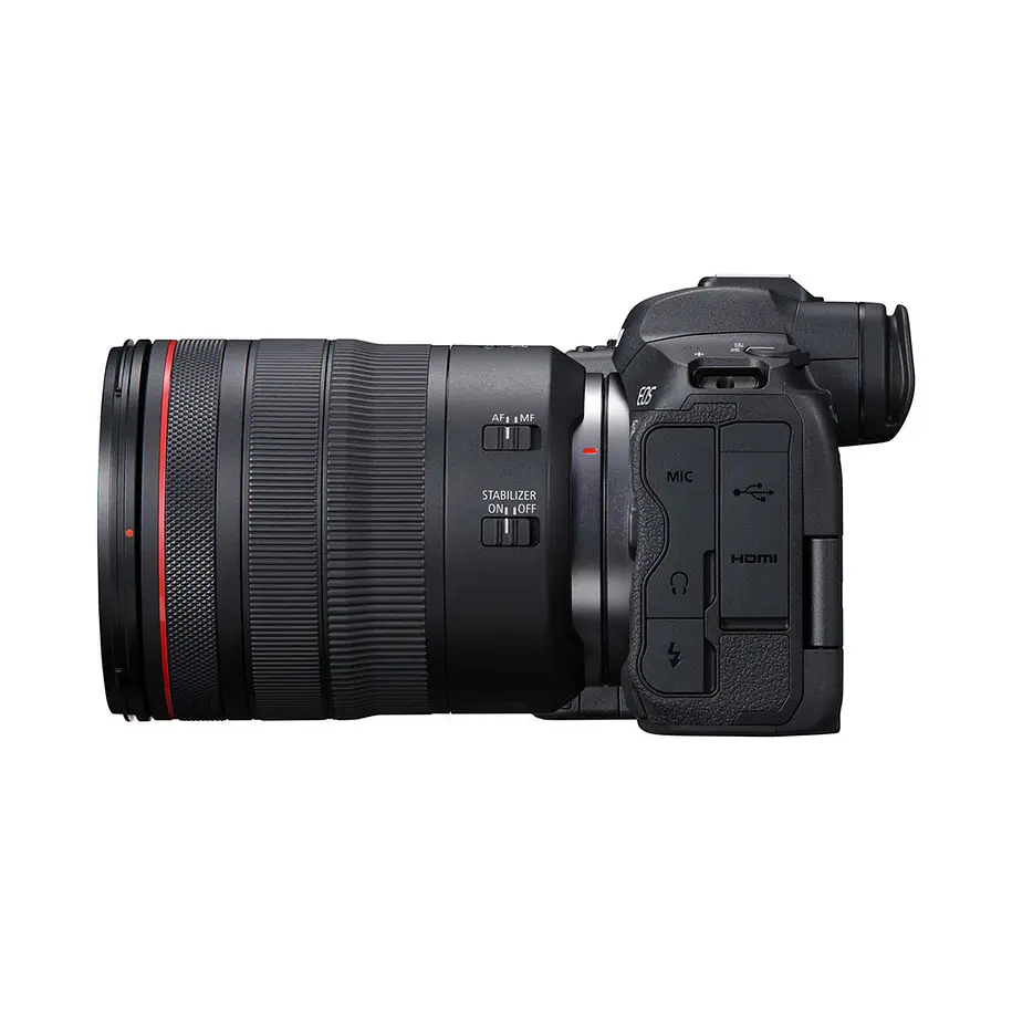 Canon EOS R5 con lente de 24-105 mm f / 4L Cámara digital sin espejo 4