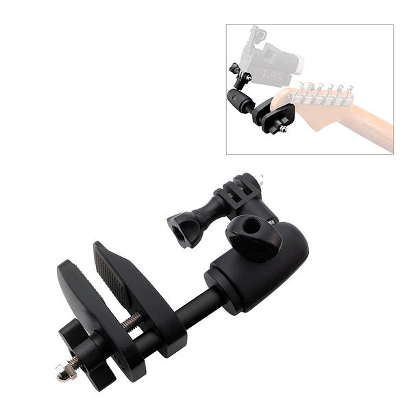 Zoom GHM-1 Pinza Para Montar Cámaras Deportivas, Q2n-4K o Q8 de Zoom 2