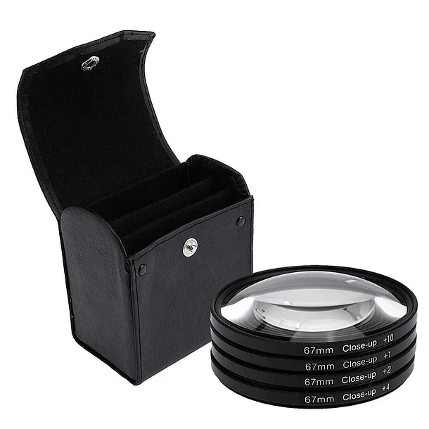 Fancier Close-Up Filtros 72mm Macro +1 +2 +4 +10 Con Estuche - Lentillas 1