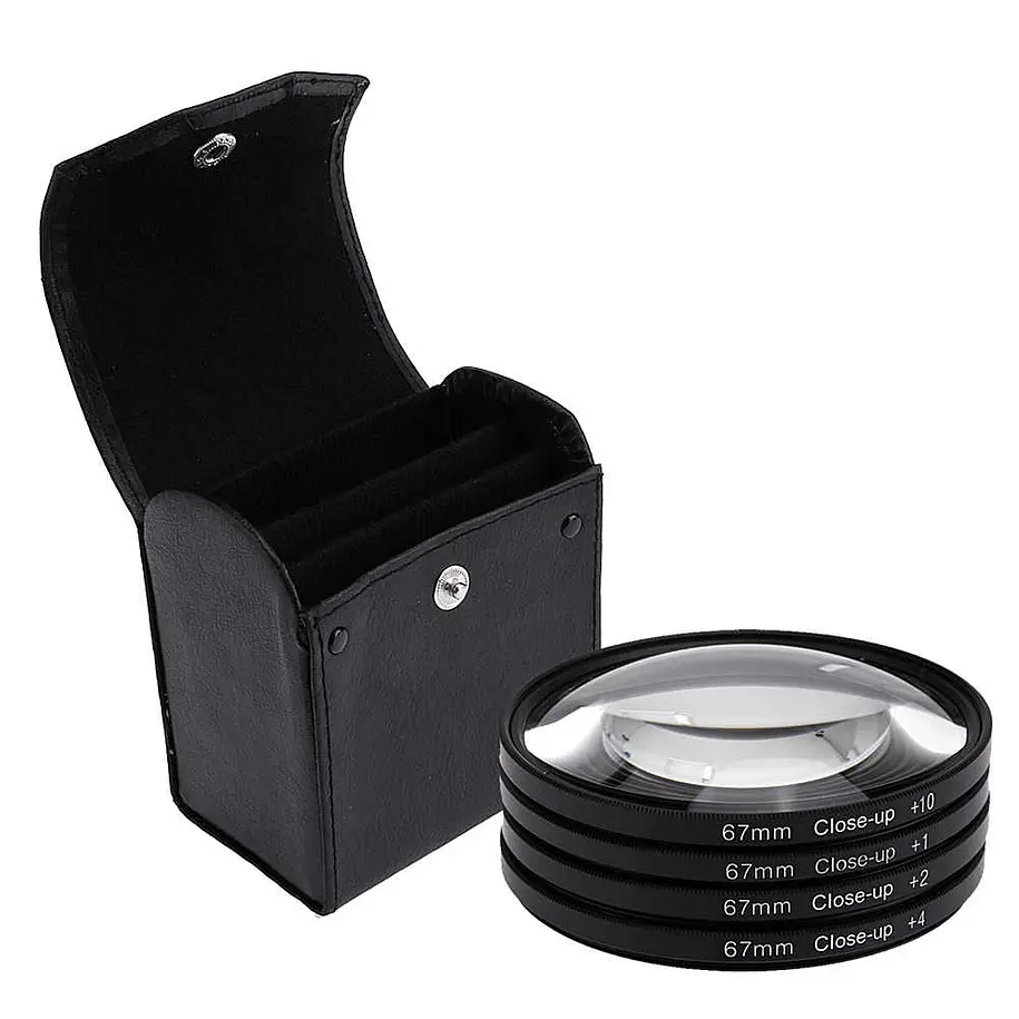 Fancier Close-Up Filtros 72mm Macro +1 +2 +4 +10 Con Estuche - Lentillas 1